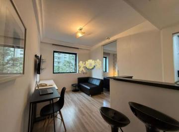 Apartamento · 28m² · 1 Quarto · 1 Vaga · Flat mobiliado à venda em Higienópolis| 28m² | 1 Dormitório | 1 Vaga de Garagem