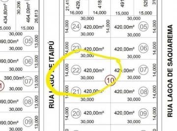Terreno · 420m² · Terreno à venda - em Parque do Lago