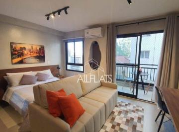 Sala · Apartamento com 1 quarto 27 m²- Pinheiros - São Paulo/SP