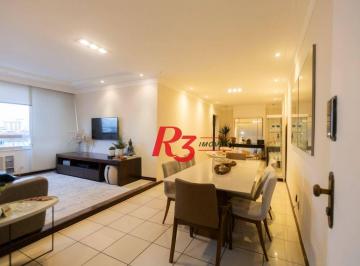 7074aa043f4db419446276ae7e695f1fd181e0e6 · Apartamento à venda, 146 m² por R$ 1.190.000,00 - Embaré - Santos/SP