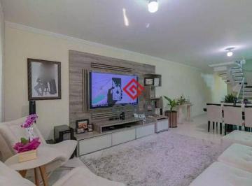 02a1b33d1e6f06773f26f00943d2710a8e47af20 · Sobrado com 3 dormitórios à venda, 276 m² por R$ 980.000,00 - Parque Novo Oratório - Santo André/SP