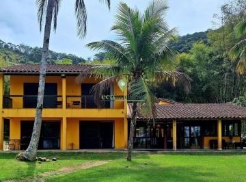 Foto 01 · Aluguel de Casa Pé na Areia em São Sebastião-SP, Praia Preta: 5 Quartos, 4 Suítes, 4 Salas, 8 Vagas,