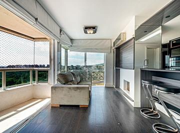 Apartamento · 74m² · 2 Quartos · 1 Vaga · Apartamento 02 dormitórios, sendo 01 suíte, 73m2, com sacada, semimobiliado no Três Figueiras