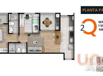 Apartamento · 59m² · 3 Quartos · 1 Vaga · Apartamento 3 Quartos Centro Campo Grande - Jooy High Line