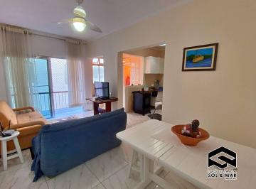 Apartamento · 52m² · 1 Quarto · 1 Vaga · AMPLO DORMITÓRIO, PORTARIA 24H À 300m DO MAR!