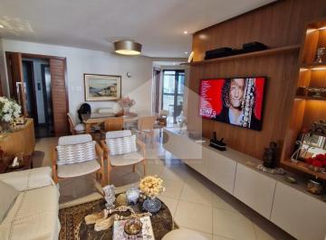 Foto 01 · Luxuoso apartamento de 3 suítes na Graça, Salvador-BA 135m² 3 vagas Finamente decorado Rua Oito
