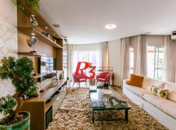 766020d15166533f5b9d498dc3266f9f2915bd1c · Apartamento para alugar, 204 m² por R$ 23.000,01/mês - Gonzaga - Santos/SP