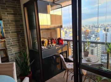 Varanda · Apartamento com 2 dormitórios para alugar, 78 m² por R$ 8.870,00/mês - Moema - São Paulo/SP