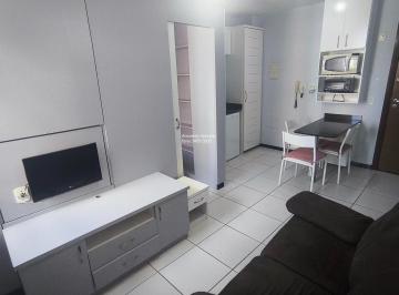Foto 01 · ARVOREDO IMÓVEIS ALUGA KITNETE MOBILIADA, EM ANDAR ALTO, COM AR-CONDICIONADO E VAGA DE GARAGEM COBE