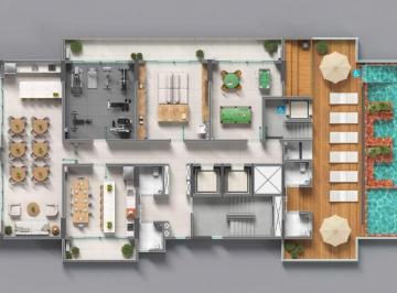 Comercial · 37m² · 1 Quarto · Studio em Centro, São Vicente/SP de 37m² 1 quartos à venda por R$ 363.744,00
