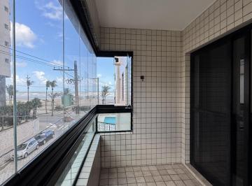 Apartamento · 75m² · 2 Quartos · 1 Vaga · Apartamento AVIAÇÃO Praia Grande 2 dormitórios 1 suíte VISTA MAR PE NA AREIA