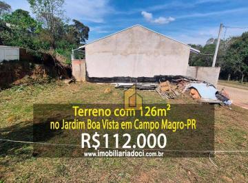 5c711db8c1746a69247b32f195ef5f67e5caf75a · Terreno com 126m² no Jardim Boa Vista em Campo Magro-PR  - A venda por R$112.000,00