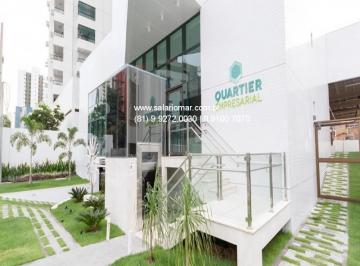 Foto 01 · Sala Comercial de Alto Padrão no Empresarial Quartier, Tamarineira, Recife-PE: 1 Sala, 1 Vaga, 56m².