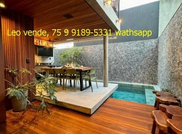 Casa de 2 quartos, Feira de Santana · Leo vende, bairro Sim, 2|4 suíte, closet, piscina, goumert, mobiliada