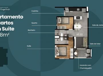 Apartamento de 2 quartos, Curitiba · LANÇAMENTO ECOA ENGEARCH – 58 M² • 2 DORM (1 SUÍTE) • 1 VAGA – LINDÓIA