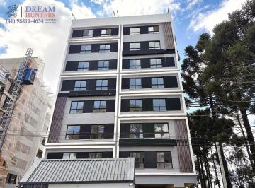 Fachada · Apartamento de 57,25m² no bairro Novo Mundo, com 2 quartos (1 suíte), 2 banheiros e 1 vaga de garage