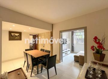 Apartamento · 90m² · 2 Quartos · 1 Vaga · Apartamento mobiliado para alugar no Sion – 2 quartos, 1 suíte e 1 vaga