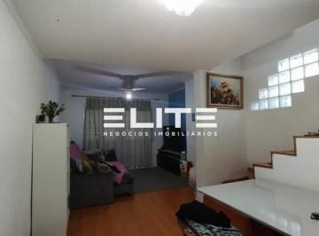 Casa · 153m² · 3 Quartos · 2 Vagas · Sobrado à venda com 3 suítes e 2 vagas de garagem , 153 m² por R$ 730.000 - Vila Scarpelli - Santo A