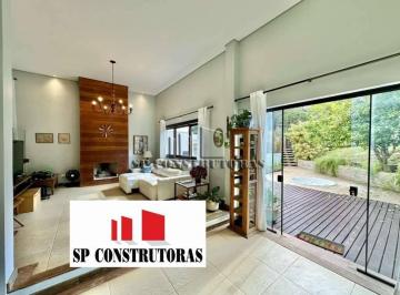 Casa · 330m² · 3 Quartos · 4 Vagas · Cond. Golf Village - 500,42m2 AT - 3 Suites - Amplo Salao Inferior - Jacuzzi - OPORTUNIDADE!!