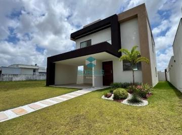 Fachada moderna e imponente | Borges Realty · Casa 4 quartos (3 suítes) à venda no Terras Alphaville Camaçari - Camaçari/BA