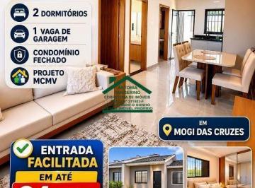 Casa · 47m² · 2 Quartos · 1 Vaga · CASA TÉRREA NOVA 2 DORMS 1 OU 2 VAGAS – RESIDENCIAL GENEBRA – MOGI DAS CRUZES/SP