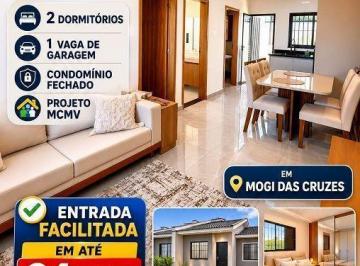 Casa · 47m² · 2 Quartos · 1 Vaga · CASA TÉRREA NOVA 2 DORMS 1 OU 2 VAGAS – RESIDENCIAL GENEBRA – MOGI DAS CRUZES/SP