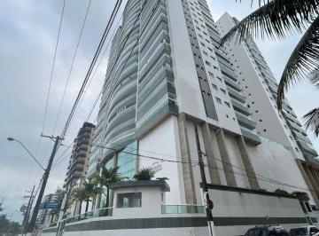 Apartamento · 123m² · 3 Quartos · 2 Vagas · Apartamento com 3 suítes em frente a praia do caiçara com sacada gourmet vista mar definitiva.