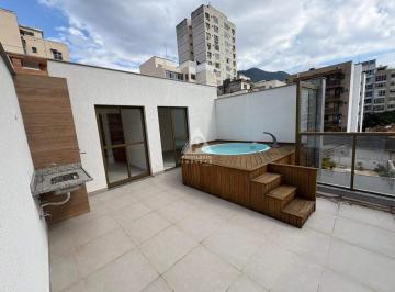 Área Gourmet · Cobertura dúplex à venda, 4 quartos, Varanda e Vaga de Garagem na Tijuca, 148m²