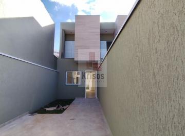 Casa · 80m² · 2 Quartos · 2 Vagas · Lindo sobrado novo com 02 suítes e garagem para 02 autos.