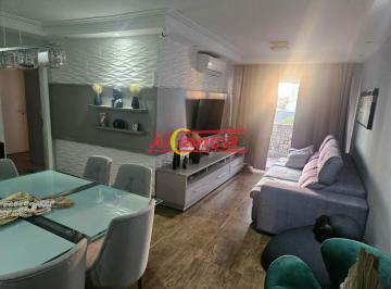 Apartamento · 115m² · 2 Quartos · 2 Vagas · APARTAMENTO COM 3 DORMITÓRIOS E 1 SUÍTE À VENDA, 115 M² - CENTRO - GUARULHOS - SP.