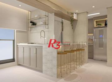 15f435b2d83e05f59672d3f5452060a52f2b49d9 · Apartamento com 2 dormitórios à venda, 65 m² por R$ 644.000,00 - Marapé - Santos/SP