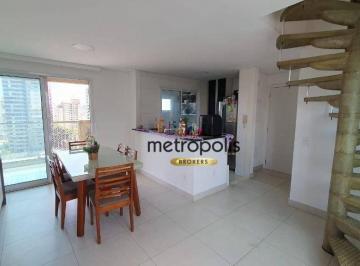 Sala · Cobertura à venda, 127 m² por R$ 851.000,00 - Jardim - Santo André/SP