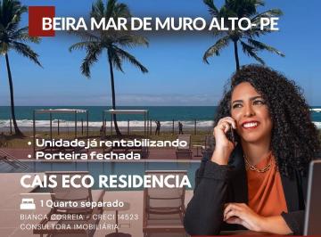 Apartamento de 1 quarto, Ipojuca · Viva o paraíso | Flat mobiliado em Muro Alto com lazer exclusivo