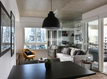 Apartamento · 63m² · 1 Quarto · 1 Vaga · Apartamento Brooklin Mobiliado