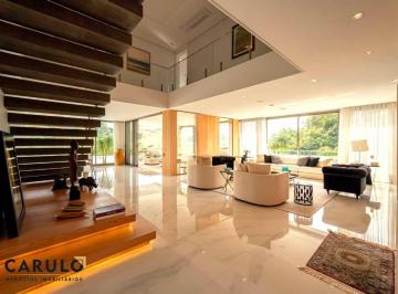 Living · Casa de alto padrão com 6 suítes à venda, projeto conceitual, Condomínio Residencial EntreVerdes (So