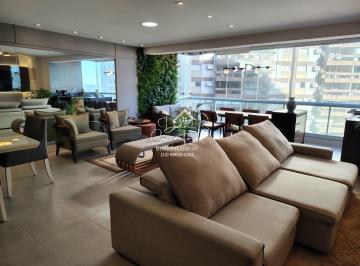 Foto 01 · Apartamento decorado, com vista para o mar e espaço gourmet nas Pitangueiras, Guarujá-SP - 180m², 3