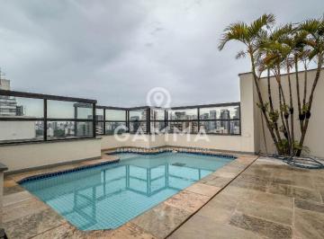 Apartamento · 220m² · 2 Quartos · 3 Vagas · Cobertura em Pinheiros Para Locação com Piscina Privativa