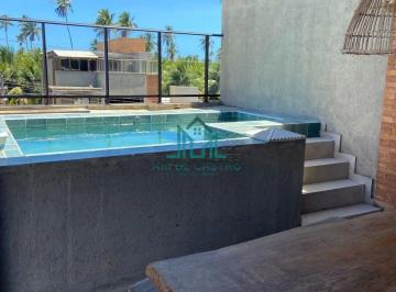 Casa · 99m² · 2 Quartos · 1 Vaga · Casa Mobiliada com Rooftop e Piscina Privativa a 100m da Praia do Riacho à venda - São Miguel dos Mi