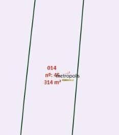 Planta  · Terreno à venda, 312 m² por R$ 801.000,00 - Parque das Nações - Santo André/SP