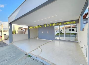 Casa de 3 quartos, Feira de Santana · Leo vende, bairro Sim, 3\4 suíte, área goumert 