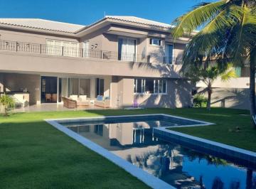 Casa de 5 quartos, Camaçari · Casa 420m² à Venda em Busca Vida, 5 Suítes, Suíte Térrea, Energia Solar, 900m² 