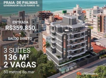 Apartamento · 136m² · 3 Quartos · 2 Vagas · Apartamento com 3 quartos/dormitórios no bairro Palmas, em Governador Celso Ramos - SC