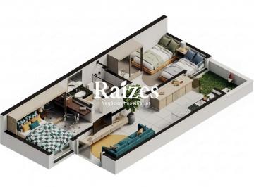 Casa · 43m² · 2 Quartos · 1 Vaga · Casa à Venda em Santa Rosa, Uberlândia - 2 Quartos, Financiável