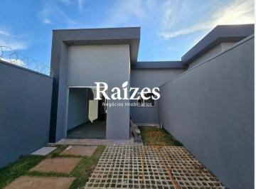 Casa · 74m² · 3 Quartos · 2 Vagas · Casa 3 Quartos com Suíte em Uberlândia - Bairro Laranjeiras, Financiável