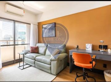 Foto 01 · Studio de Luxo à Venda em São Paulo-SP, Bairro Cerqueira César! 1 quarto, 1 suíte, 2 salas, 1 banhei