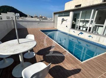 124bb64d3cdd322d17a6e34b968f853242dc6c19 · Cobertura com piscina à venda | Guarujá | Guarujá | 254 m² | 3 dormitórios | 2 Vagas