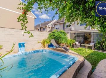 Casa · 194m² · 3 Quartos · 2 Vagas · Casa em Condomínio 4 Dormitórios com Suíte no Lindoia - Porto Alegre