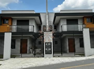 Fachada · Sobrado novo pronto para morar em Santa Felicidade