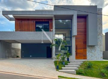 Casa · 310m² · 4 Quartos · 6 Vagas · Sobrado Novo com 4 Suítes, Piscina e Gourmet em Condomínio!