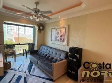 Apartamento · 58m² · 2 Quartos · 1 Vaga · Apartamento Mobiliado com Sacada na Av da Igreja em Tramandaí